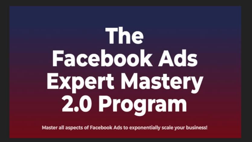Chase Chappell Facebook Ads Expert Mastery 2