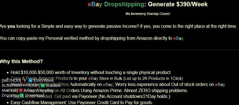 Amazon To Ebay Dropship